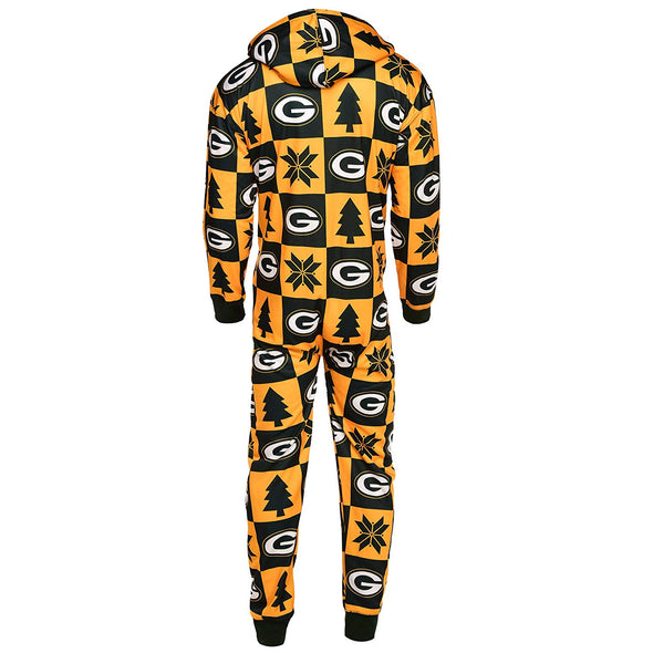 KLEW NFL Men's Green Bay Packers Ugly Holiday Suit