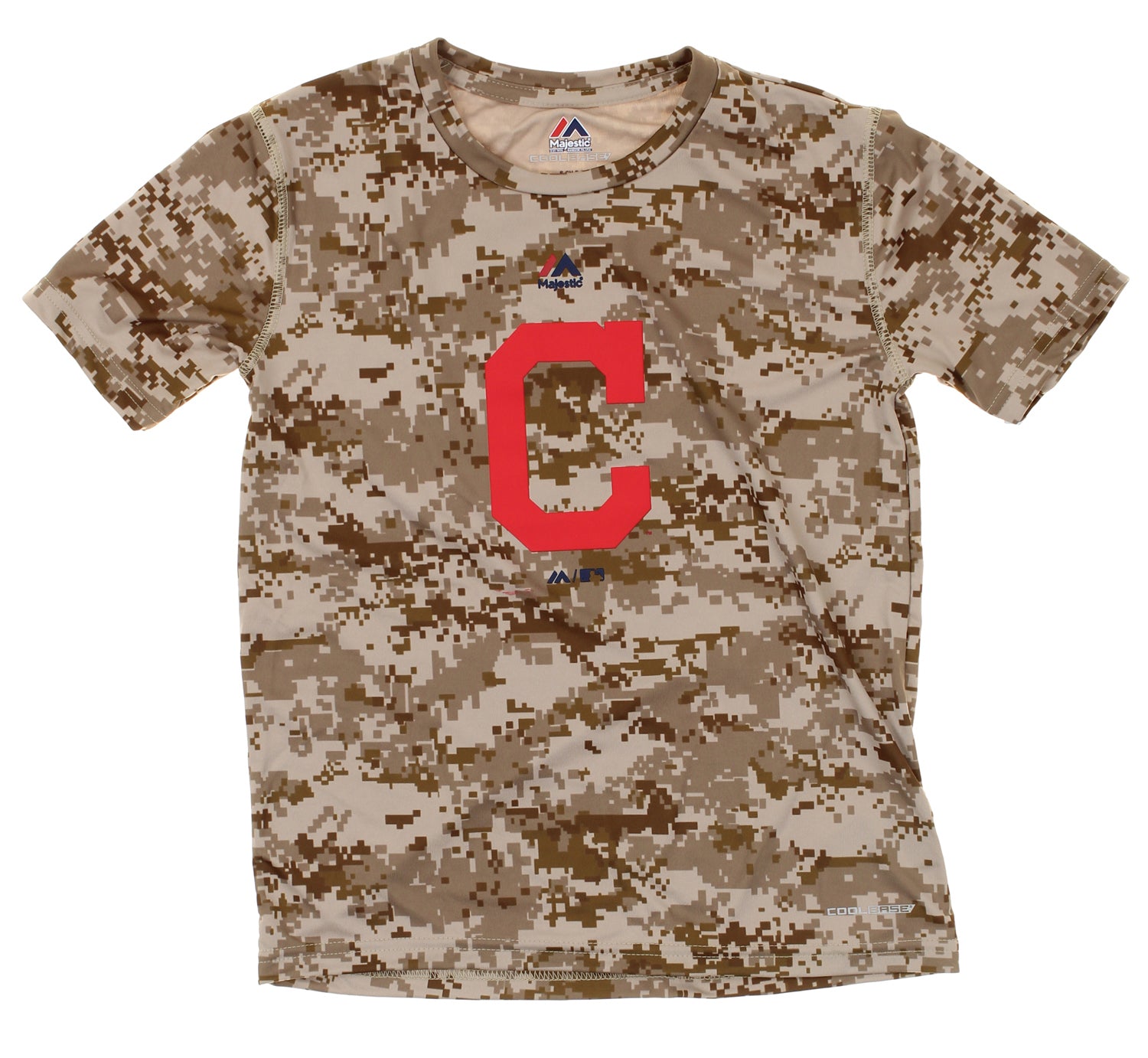 Outerstuff MLB Youth Cleveland Indians Digi Camo Short Sleeve T