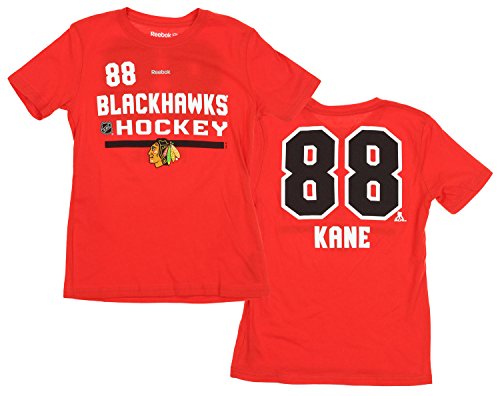 Reebok NHL Youth/Kids Chicago Blackhawks Patrick Kane #88 Player Tee