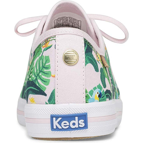 Keds Women's Kickstart Sunnylife Birds Fashion Sneaker, Pink Multi
