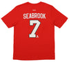 Chicago Blackhawks Brent Seabrook #7 NHL Boys Youth Short Sleeve Tee, Red