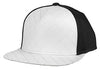 Flat Fitty Wiz Khalifa Quilted Cap Hat, White and Black