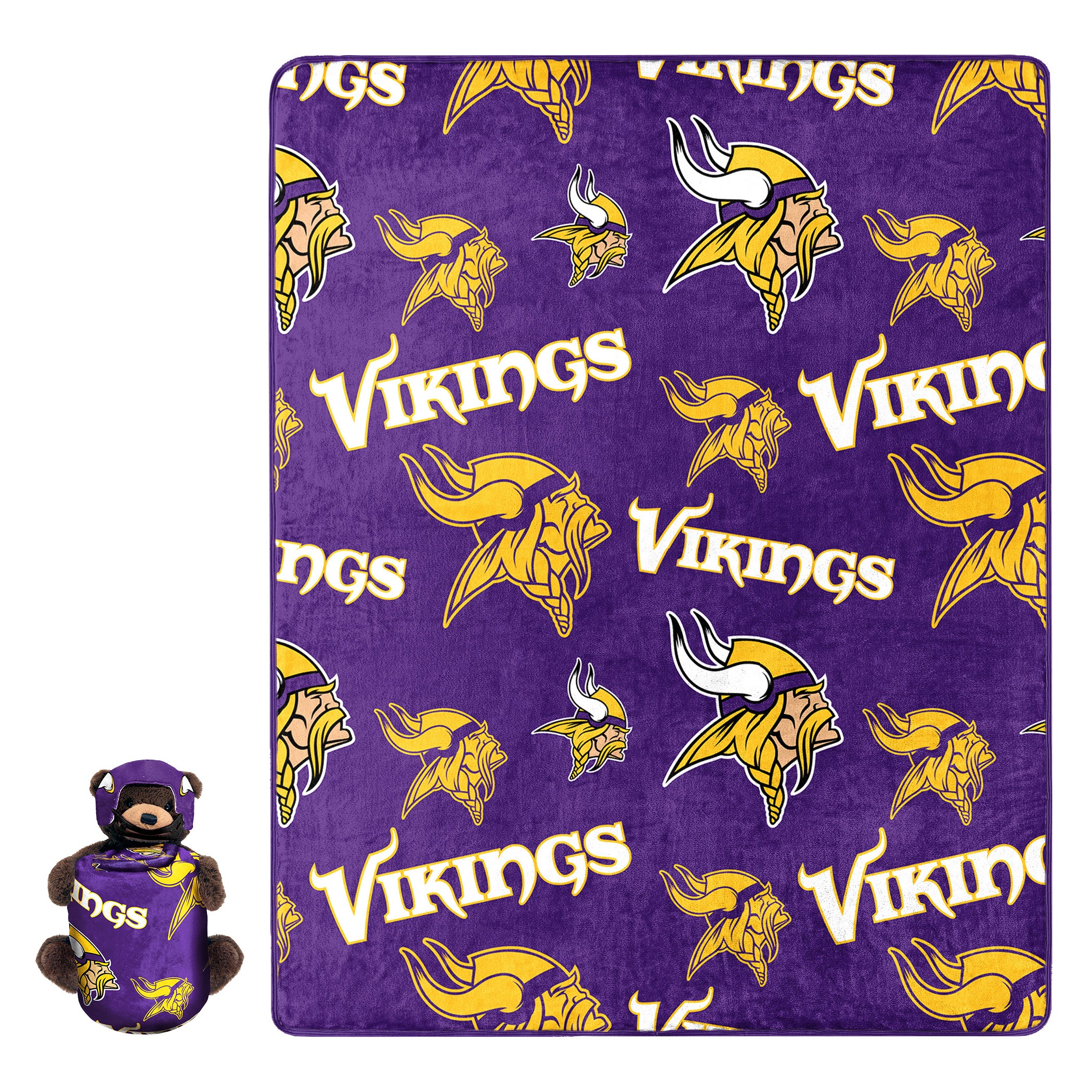 The Northwest Company Minnesota Vikings Fleece Throw , Purple