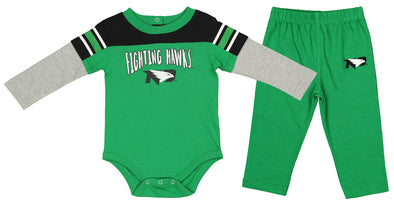 Outerstuff NCAA Infants North Dakota Fighting Hawks Halfback Creeper & Pant Set