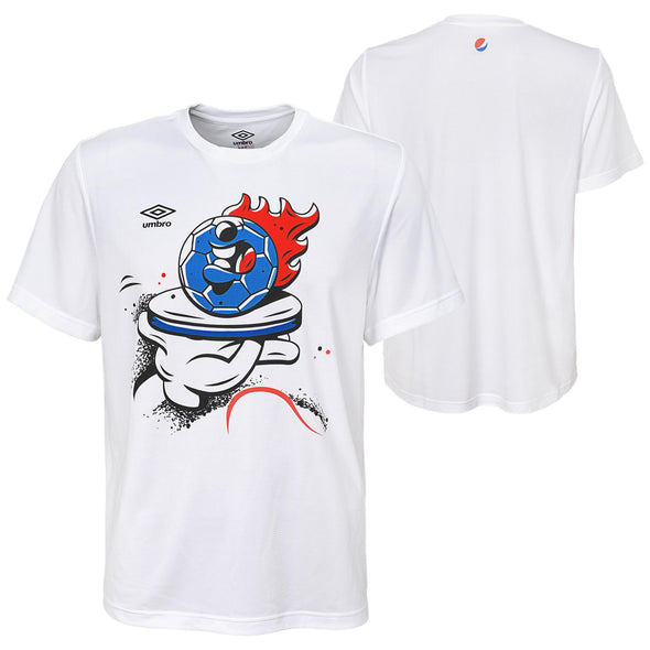 Umbro Men's DXTR X Pepsi Germany Shirt, White