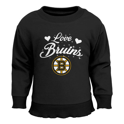 Outerstuff NHL Toddler Boston Bruins Hug The Post Sweatshirt & Pant Set