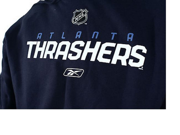 Reebok NHL Men's Atlanta Thrashers Fleece Pullover Hoodie, Navy