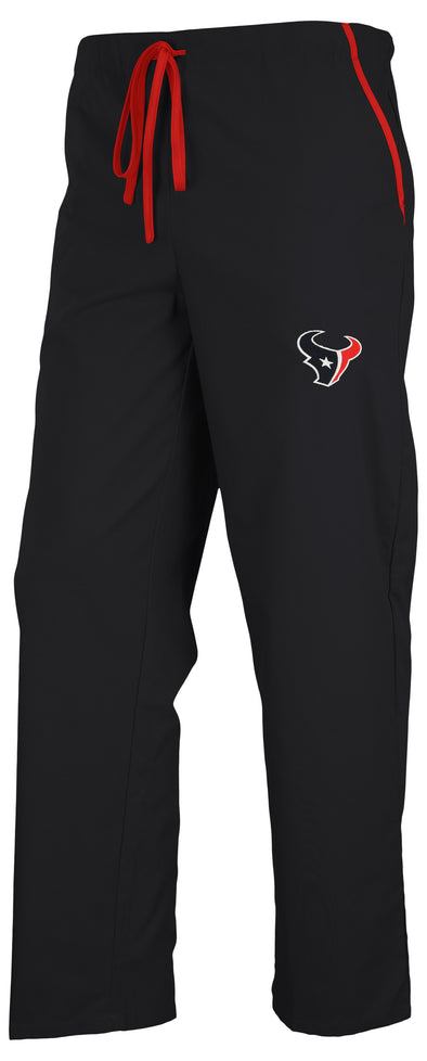 Fabrique Innovations NFL Unisex Houston Texans Team Logo Scrub Pants
