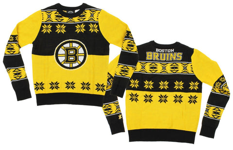 NHL Youth Boston Bruins Ugly Crew Neck Team Sweater