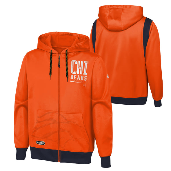Outerstuff NFL Men's Denver Broncos Drop Back Performance Fleece Hoodie