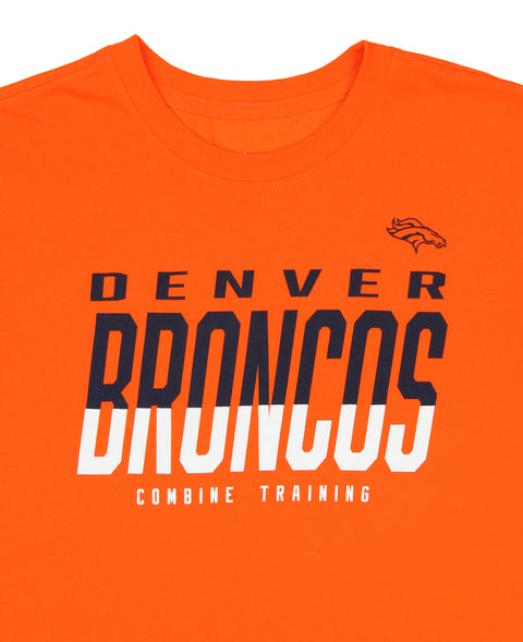 New Era NFL Men's Denver Broncos Split Line Short Sleeve Tee