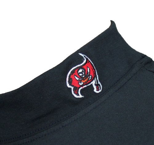 Reebok NFL Women's Tampa Bay Buccaneers Mock Turtleneck, Black