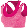 Asics Women's Asics Pure Seamless Sports Bra, Pink & Blue