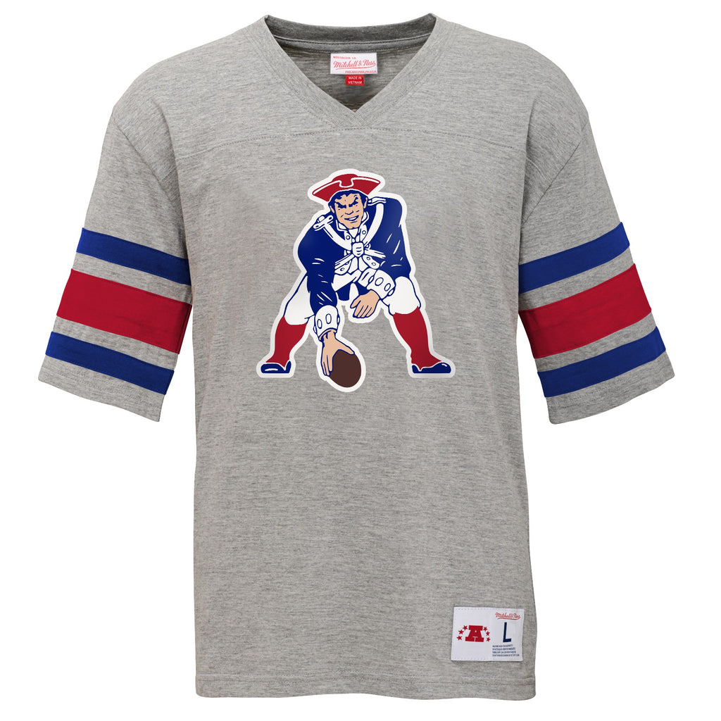 Mitchell & Ness NFL Youth (8-20) New England Patriots Post Season Run V-Neck Tee