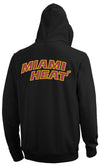 FISLL NBA Men's Miami Heat Team Color Premium Fleece Hoodie
