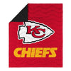 FOCO NFL Kansas City Chiefs Exclusive Outdoor Wearable Big Logo Blanket, 50" x 60"