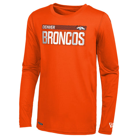 New Era NFL Men's Denver Broncos Blitz Long Sleeve Performance Tee