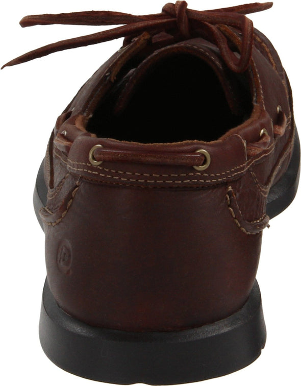 Dunham by New Balance Men's AFT 2-Eye Slip On Boat Leather Shoes