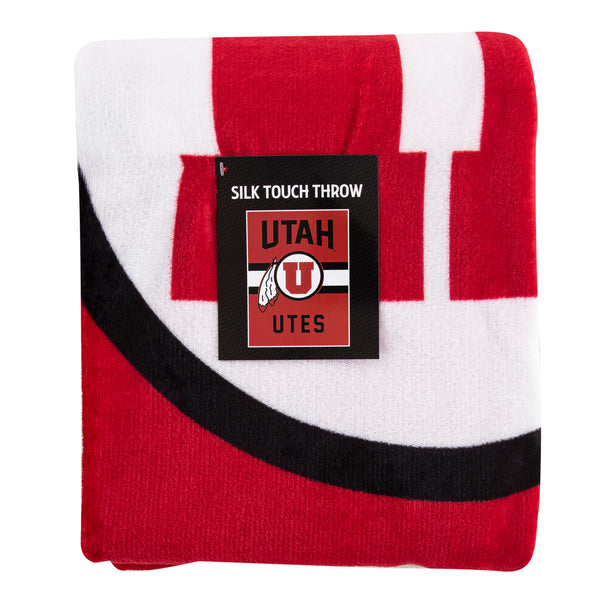 Northwest NCAA Utah Utes Singular Silk Touch Throw Blanket, 45" x 60"