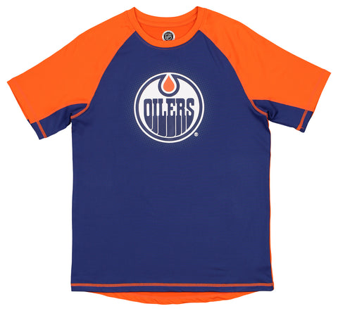 Outerstuff NHL Youth Boys (8-20) Edmonton Oilers Rashguard T-Shirt