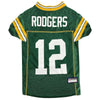 Pets First Dogs & Cats Green Bay Packers Aaron Rodgers #12 Pet Jersey