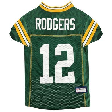 Pets First Dogs & Cats Green Bay Packers Aaron Rodgers #12 Pet Jersey