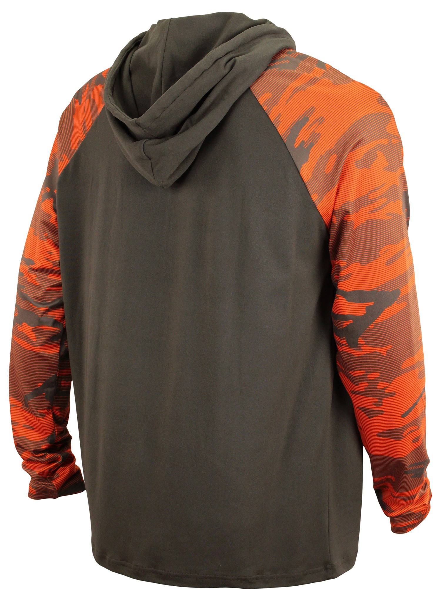 Zubaz NFL Men's Cleveland Browns Solid Team Hoodie With Camo Lined Hoo –  Fanletic