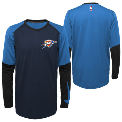 Nike NBA Youth Boys Oklahoma City Thunder Dry Top Long Sleeve T-Shirt