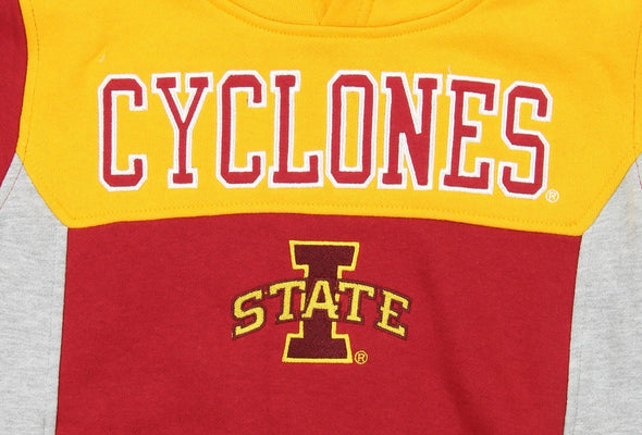 NCAA Youth Iowa State Cyclones Throwback Block Hoodie