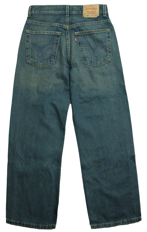 Levi's 569 Youth Boy Regular Loose Straight Denim Jeans - Blue