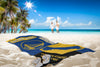 Northwest NBA Golden State Warriors State Line Beach Towel