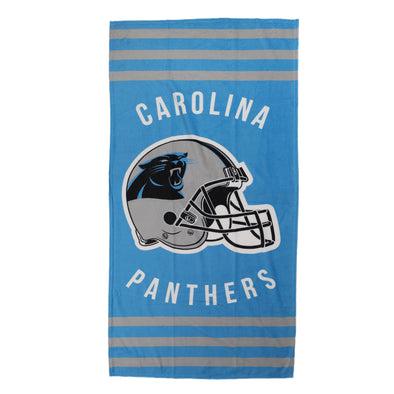 Northwest NFL Carolina Panthers "Stripes" Beach Towel, 30" x 60"