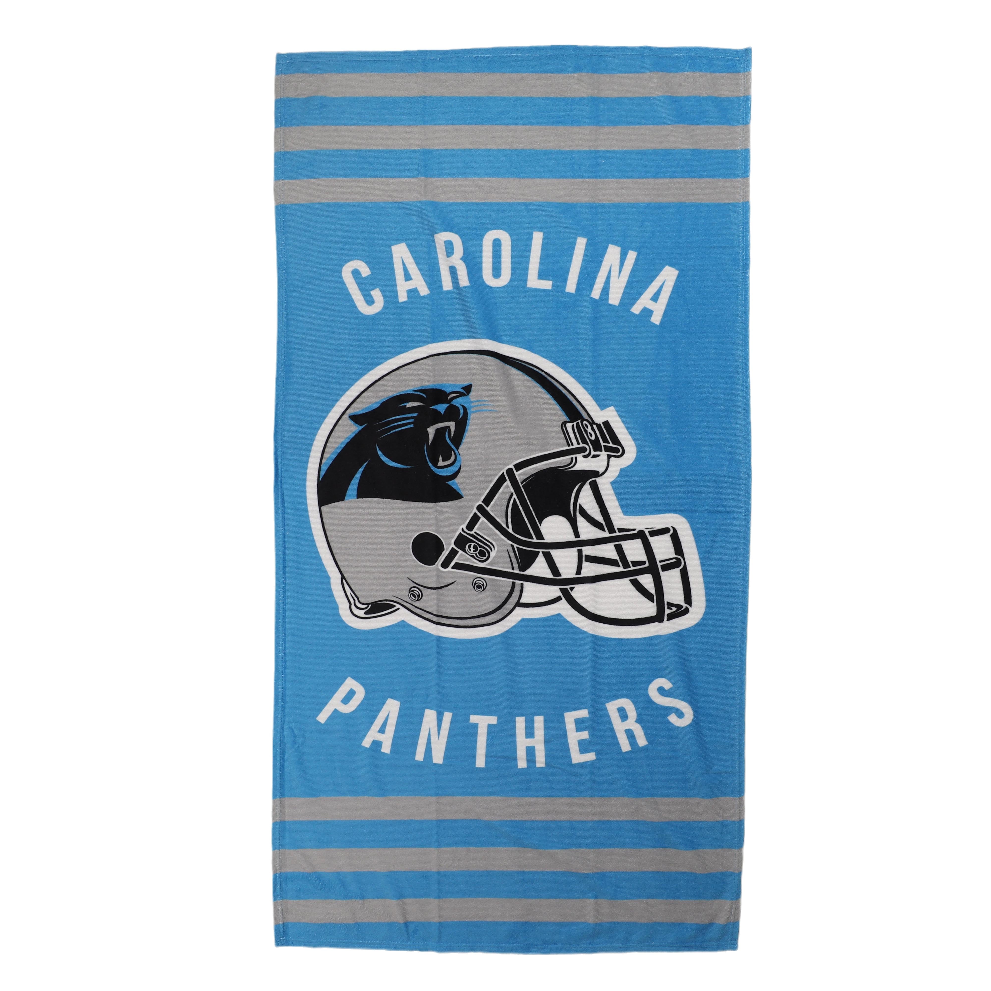 Northwest NFL Carolina Panthers State Line Beach Towel, 30x60 – Fanletic