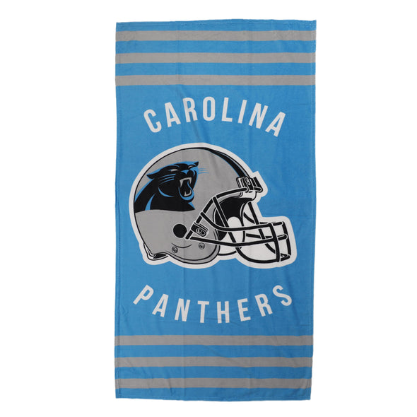 Northwest NFL Carolina Panthers "Stripes" Beach Towel, 30" x 60"