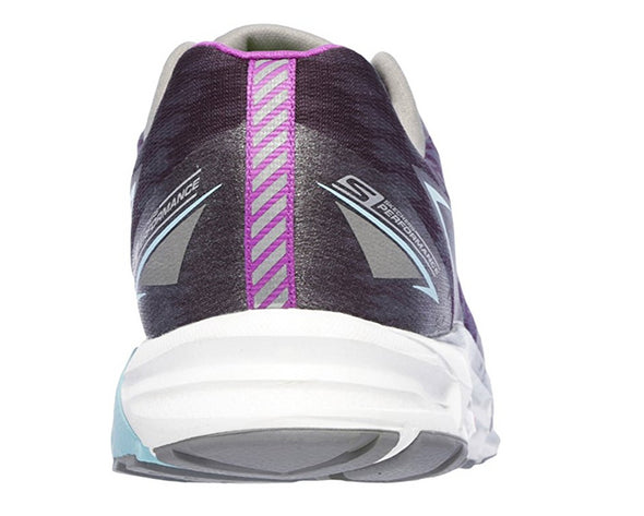 Skechers Women's GOrun Forza 2 Running Shoe, Charcoal/Purple