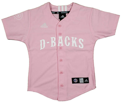 Adidas MLB Youth Girls Arizona Diamondbacks Pink Jersey
