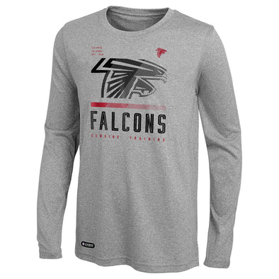 Outerstuff NFL Men's Atlanta Falcons Red Zone Long Sleeve T-Shirt Top