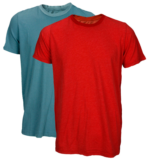 Big Star Men's Two Toned Collar T-Shirt, Color Options