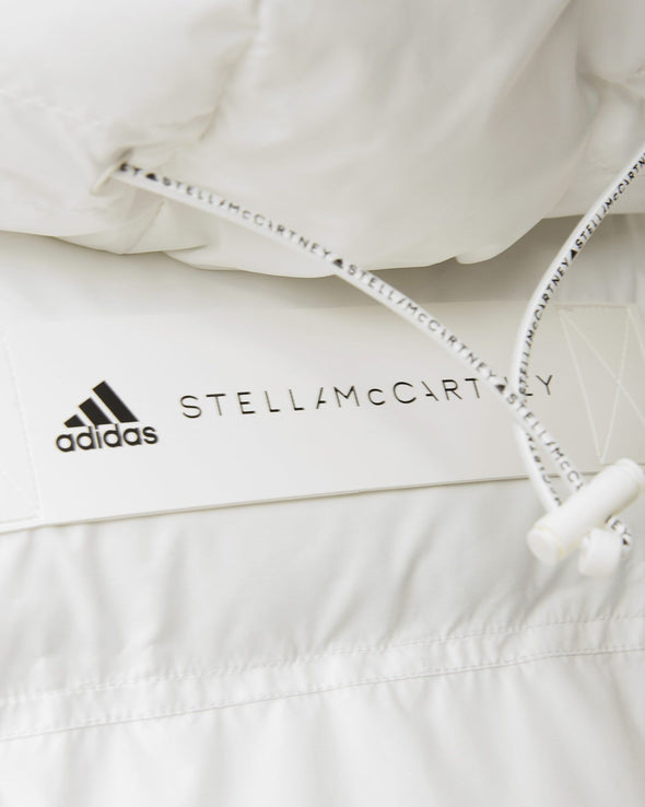 Adidas Women's Stella McCartney Short Puffer Jacket, Cloud White