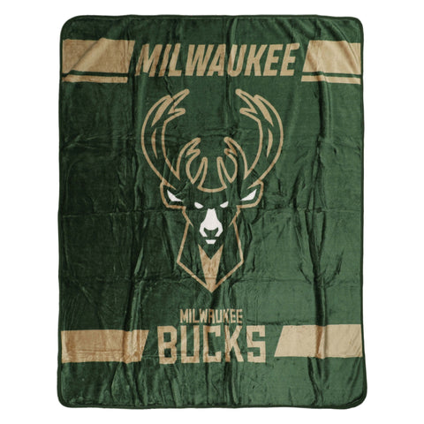Northwest NBA Milwaukee Bucks Legion Raschel Throw, 50" x 60"