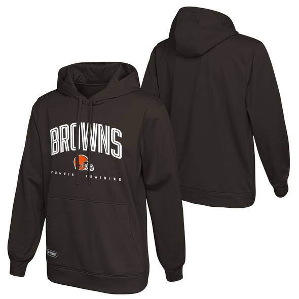 Outerstuff NFL Men's Cleveland Browns Up Field Performance Fleece Hoodie