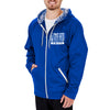 Zubaz NFL Men's Indianapolis Colts Full Zip Camo Hoodie With Team Color Camo Lines