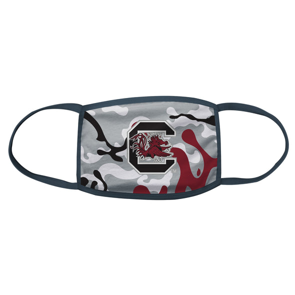 Outerstuff South Carolina Gamecocks NCAA Youth 8-20 2 Pack Camo Double Layer Cloth Face Mask