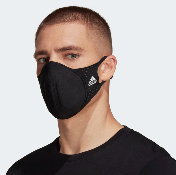 Adidas Unisex Adult Molded Face Mask Made For Sport, Black