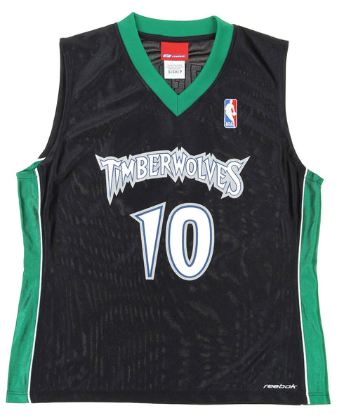 Reebok NBA Women's Minnesota Timberwolves Wally Szczerbiak #10 Dazzle Jersey, Black