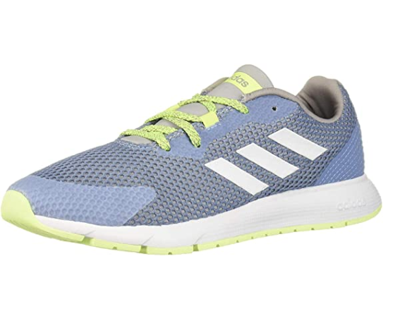 Adidas Women's Sooraj Athletic Sneaker, Glow Blue/White/Granite