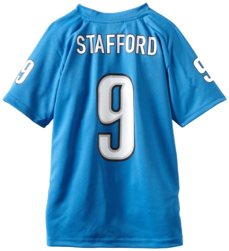 Reebok NFL Youth Detroit Lions Matt Stafford Fashion Performance T-Shirt Jersey