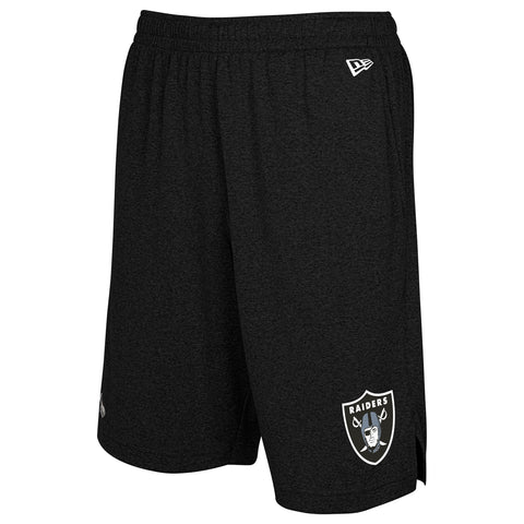 New Era NFL Men's Las Vegas Raiders Ground Running Performance Shorts, Black