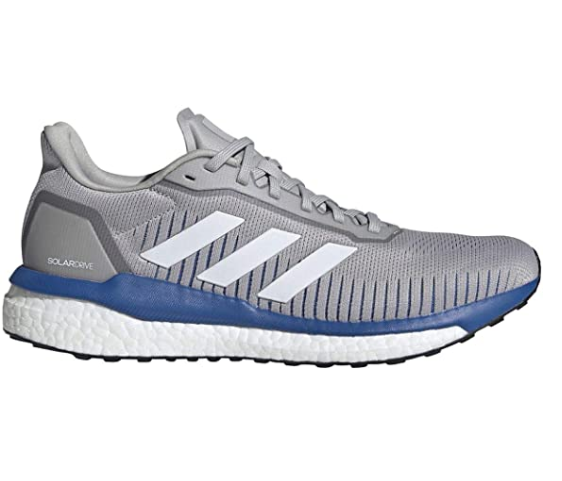 Adidas Men's Solar Drive 19 Running Shoe, Grey Two/White/Blue