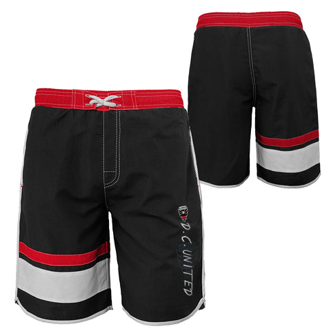 Outerstuff MLS DC United Youth Color Block Swim Trunks